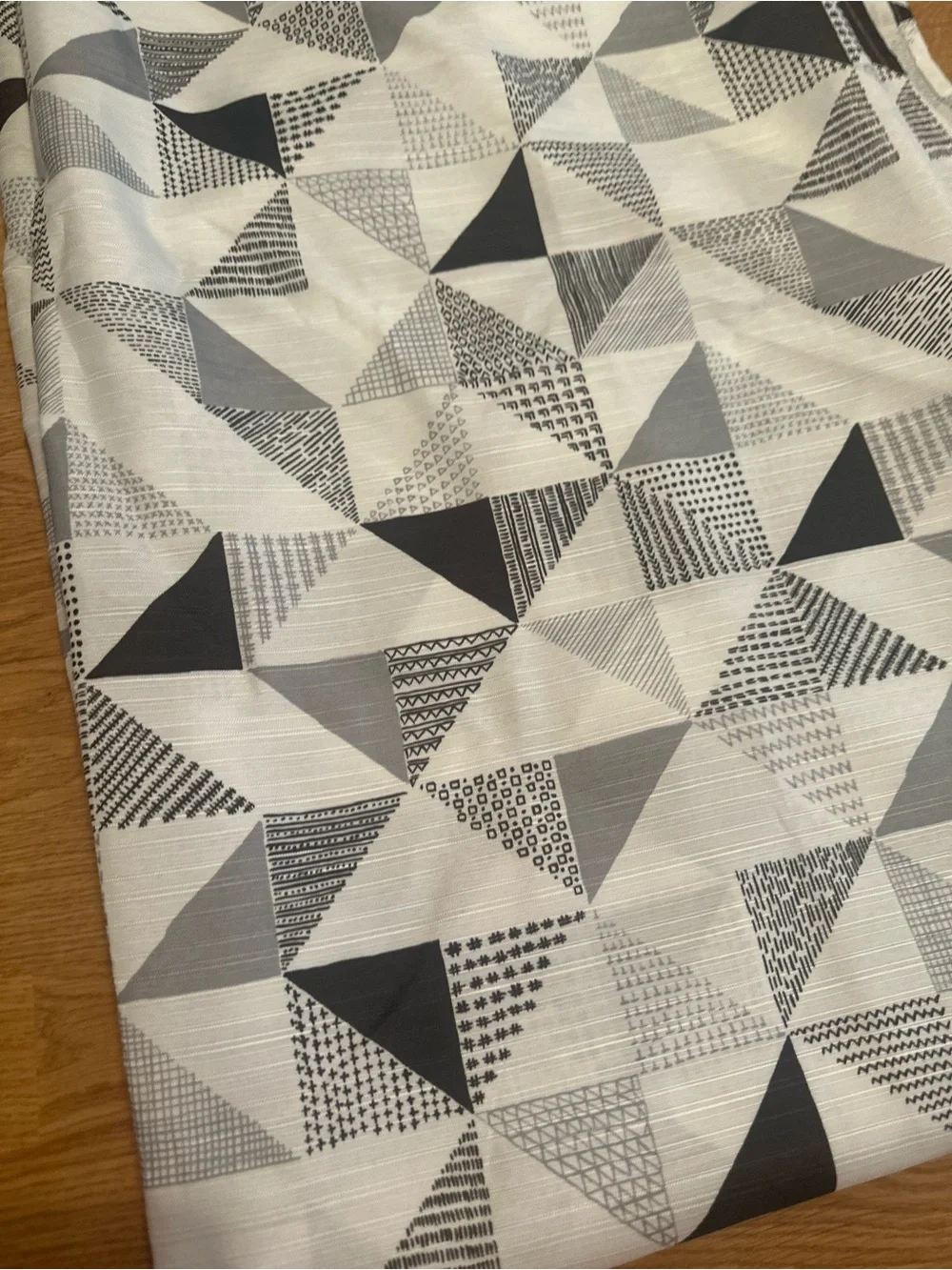 Geometric Pattern shower curtain